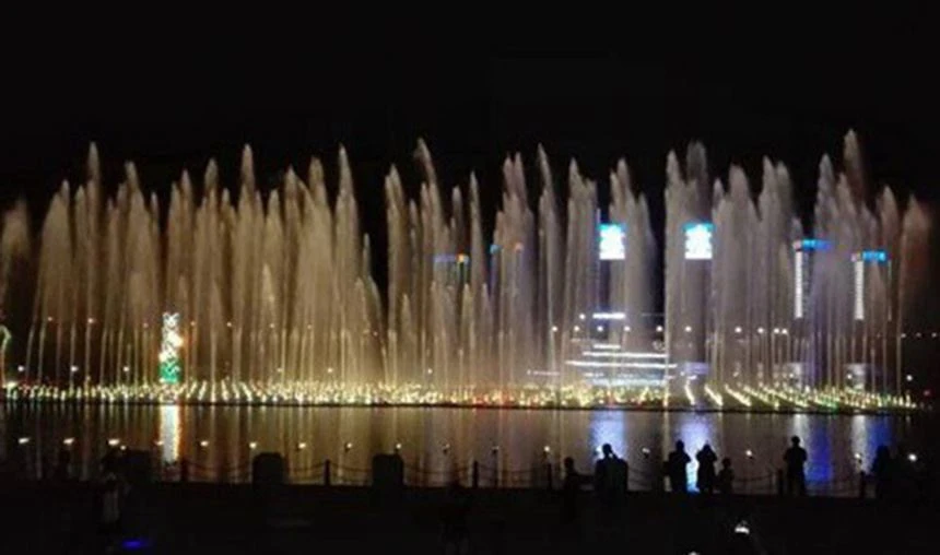 Kangbashi Musical Fountain light