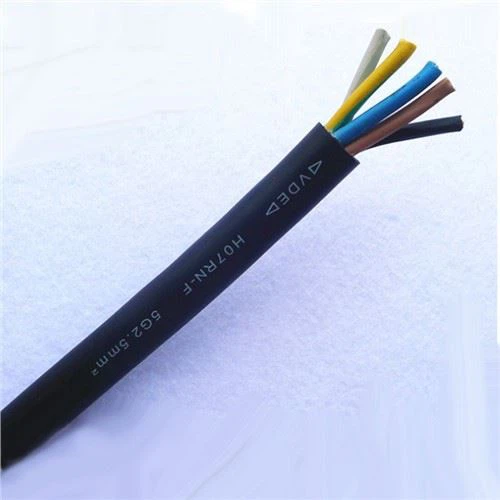 Gwifrau Ceblau Pŵer Safonol VDE Tsieina H05RN-F H07RN-F Cord Pwer Rwber Hyblyg