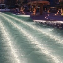 Goleuadau stribed dan arweiniad dal dŵr ar gyfer pyllau